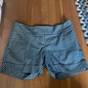 outback red, size 2, navy blue with white polka dot